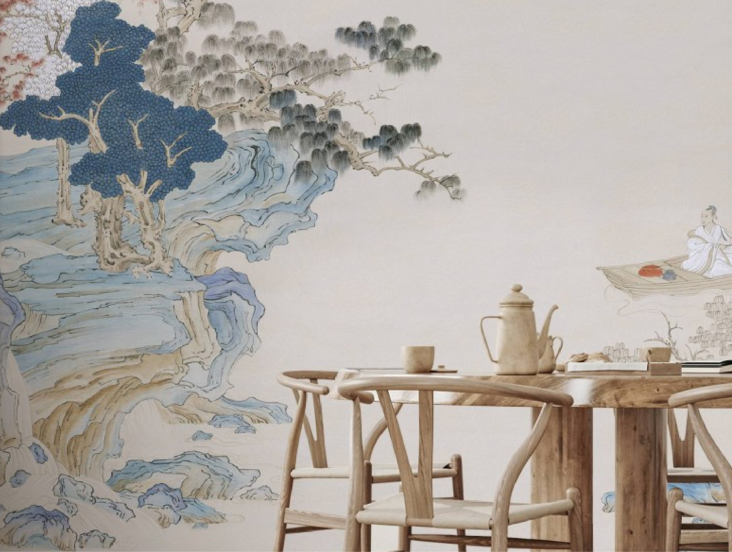 Japanese and Chinoiserie Wallpaper